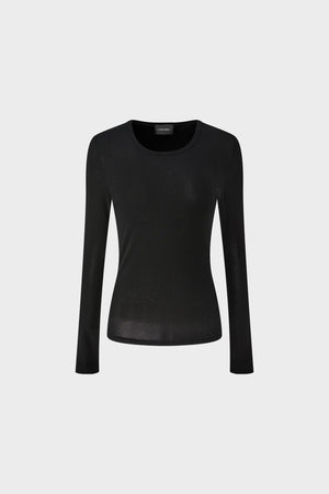 Lyocell Long Sleeve Base Layer in Acetate