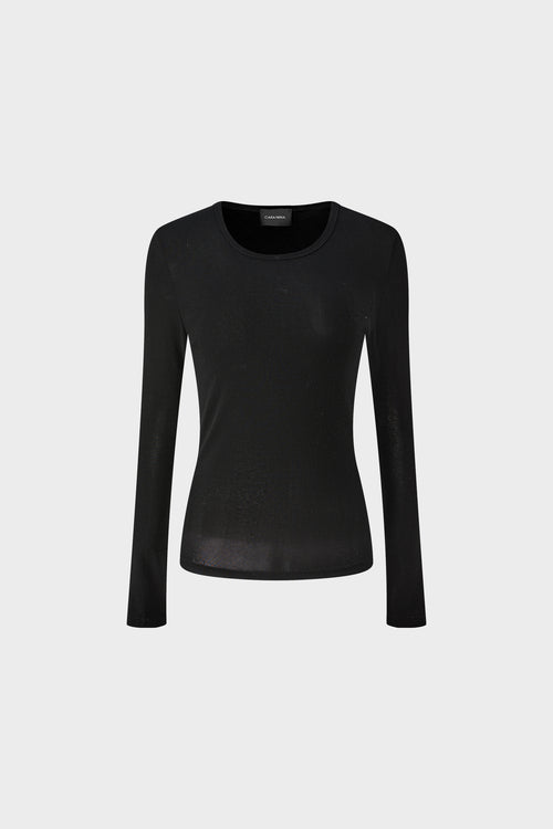 Lyocell Long Sleeve Base Layer in Acetate