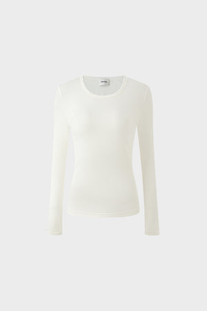 Lyocell Long Sleeve Base Layer in Acetate