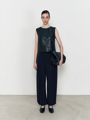 Two-color lantern pants