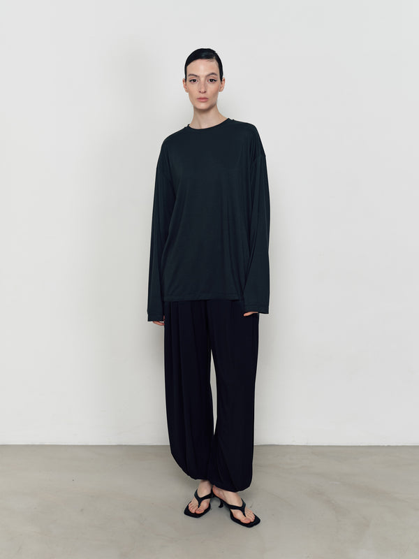 Two-color lantern pants