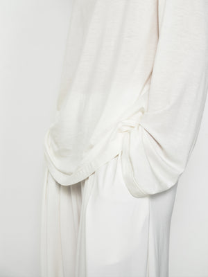 Two-color lantern pants