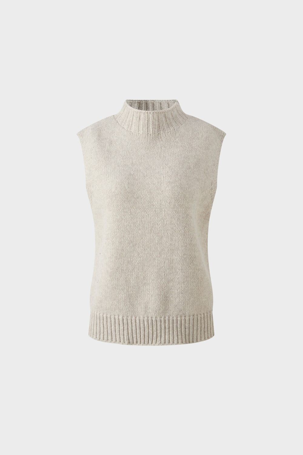 Wool sleeveless sweater